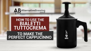 How to Use the Bialetti Tuttocrema Milk Frother [upl. by Far]