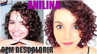 COMO PINTAR O CABELO SEM DESCOLORIR ANILINA [upl. by Lesly]