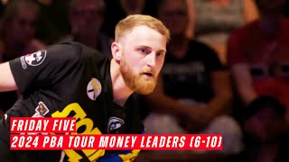 Friday Five  2024 PBA Tour Money Leaders 610 [upl. by Jerrilee]