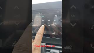 All maruti suzuki nexa car Time and date setting DDSravi NamasteCar ArunPanwarx [upl. by Mattland]