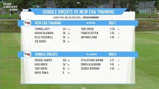 Oundle Owzats v New Era Training [upl. by Tloc]