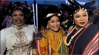 ENIOLA AJAO DEFEATS IYABO OJO MERCY AIGBE OTHERS TO WIN BEST DRESSED AT ODUNLADE MOVIE PREMIERE [upl. by Alletniuq]