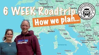 Behind the Scenes Planning Our European Campervan Road Trip [upl. by Assirk490]