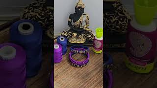 Silkthread bangles threadbanglenewdesign handmadejewelry dosubscribemychannel formorevideos [upl. by Arber]