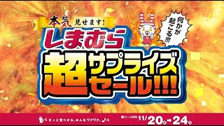 11月20日、しまむらで何かが起こる！本気見せます！ しまむら超サプライズセール開催！ [upl. by Issiah]