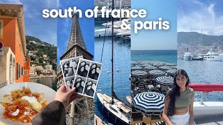 SOUTH OF FRANCE amp PARIS VLOG ☆ beach amp good food Nice Monaco Cannes VillefranchesurMer [upl. by Bowra542]