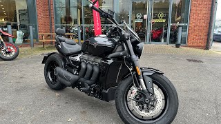 Triumph Rocket 3 Storm GT Greyblack walkaround with engine sound for sale [upl. by Gombach438]