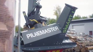 Introduction to Pilkemaster SMART 1  Firewood processing directly from the cabin in English [upl. by Marley485]