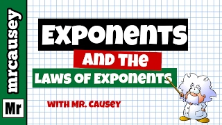 Exponents and the Laws of Exponents Powers [upl. by Leeban]