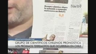 SALFATE  Grupo de Científicos Chilenos pronostica Sismos en Chile [upl. by Naitsabes231]