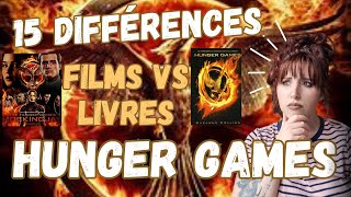 15 DIFFÉRENCES entre les FILMSLIVRES HUNGER GAMES🐦‍⬛ [upl. by Telrats526]