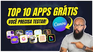 TOP 10 aplicativos CANVA GRÁTIS que você precisa testar MUITO ÚTEIS [upl. by Leona769]