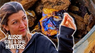 The Opal Whisperers Discover Yowah Nuts In Addition To Seam Opal Worth 14K  Outback Opal Hunters [upl. by Orin]