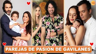 ❤️ PAREJAS de Pasión de Gavilanes en LA VIDA REAL 😍 [upl. by Namron213]