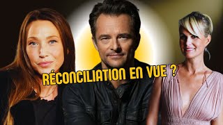 David Hallyday convie Laeticia et ses sœurs à un concert événement [upl. by Simaj777]