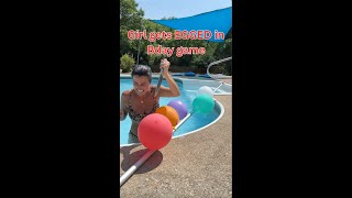 Keep OR Pass Girl gets egged in Birthday game 🤣 [upl. by Enihsnus]