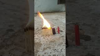 experiment fireworks testingcracker crakerstesting viral short [upl. by Anneis]