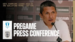 Pregame Press Conference Malmö FF Vs PAOK FC – Live PAOK TV [upl. by Mota]