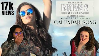 Indian 2  Calendar Song Lyric Video  French amp Indian React [upl. by Adlare]