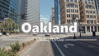 Driving in Downtown Oakland California  4K60fps [upl. by Adnuhsar]