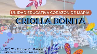 Presentación de Criolla Bonita 2° a 7° [upl. by Kreegar281]