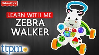 Learn with Me Zebra Walker REVIEW amp Instructions  FisherPrice Toys amp Games [upl. by Eyma]