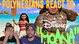 Disney Moana Official Trailer “POLYNESIAN REACTION” 2016 [upl. by Cynarra]