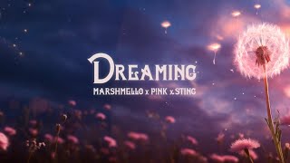 Marshmello PNK Sting  Dreaming Lyric Video [upl. by Livia]