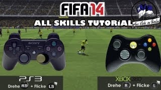 FIFA 14  quotAll Skill Movesquot Tutorial ᴴᴰ  Controller Animation  PS3  XBOX360 [upl. by Halyk]