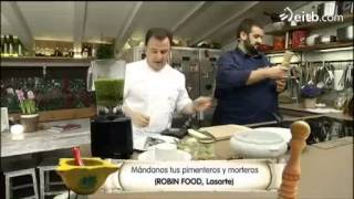 Crema de guisantes congelados con David De Jorge y Berasategui [upl. by Moscow660]