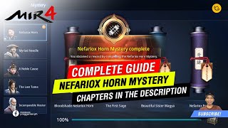 MIR4 NEFARIOX HORN MYSTERY COMPLETE GUIDE  MIR4  PLAYTOEARN  MMORPG [upl. by Nosiram666]