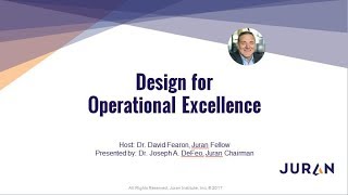 Design for Operational Excellence [upl. by Ardrey]