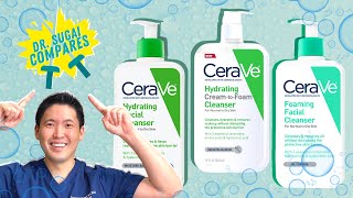 Dr Sugai Compares CeraVe Cleansers [upl. by Wolfe]