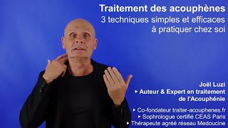 Traitement des acouphènes  3 techniques simples et efficaces à pratiquer chez soi [upl. by Anana]