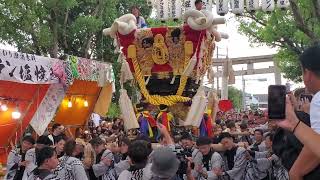 本町ふとん太鼓 百舌鳥八幡宮月見祭 [upl. by Nibla290]