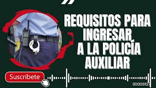 Convocatoria Policía Auxiliar CDMX 2023 ¿Cómo entrar a la Policía Auxiliar de la CDMX [upl. by Annaoy]