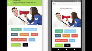 nativescriptfeedback demo [upl. by Letsyrhc879]