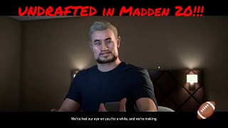 Can You Go UNDRAFTED in Madden 20 Face of the Franchise [upl. by Angela]