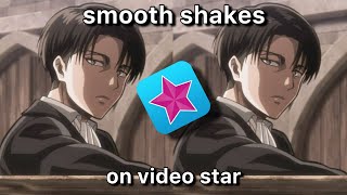 How to Make Smooth Shakes on Video Star [upl. by Atinaj]