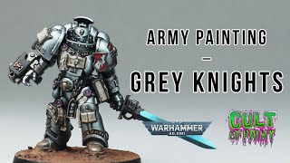 How to Paint GREY KNIGHTS from Warhammer 40k [upl. by Inaffit]