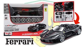 LaFerrari Aperta Construccion Maisto  Ferarri Scale Car building [upl. by Noryahs591]