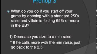 Preflop Heads Up Poker Strategy [upl. by Suoicerpal]