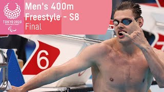 Nikolaev Smashes It in the Tokyo Pool 💦  Mens 400m Freestyle  S8 Final  Tokyo 2020 Paralympics [upl. by Hoi]