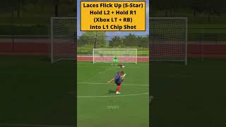 Laces Flick Up into Chip Shot FIFA 22 Skill Moves [upl. by Hasile]