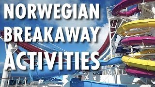 Norwegian Breakaway Tour amp Review Activities  Norwegian Cruise Line  Cruise Ship Tour amp Review [upl. by Snodgrass]