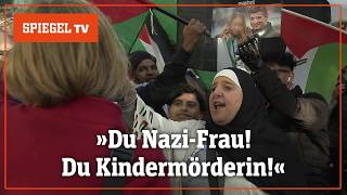 Eine gegen alle Wie Karoline Preisler gegen IsraelHasser protestiert  SPIEGEL TV [upl. by Halsey]