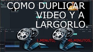 Filmora Cómo duplicar un video y extenderlo al tamaño deseado sin perder calidad [upl. by Reiniar108]