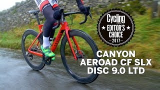 Canyon Aeroad CF SLX Disc 90 LTD  Editors Choice  Cycling Weekly [upl. by Culley]