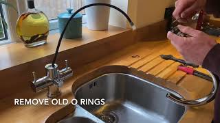 BRITA TORLAN  Replacing the Spout Seals  O Rings Paini CoxAstini ​ Tap Magician [upl. by Pettifer]