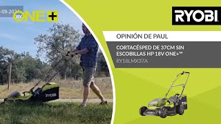 Cortacésped de 37cm sin escobillas HP 18V ONE™  Opinión de Paul  RYOBI® [upl. by On320]